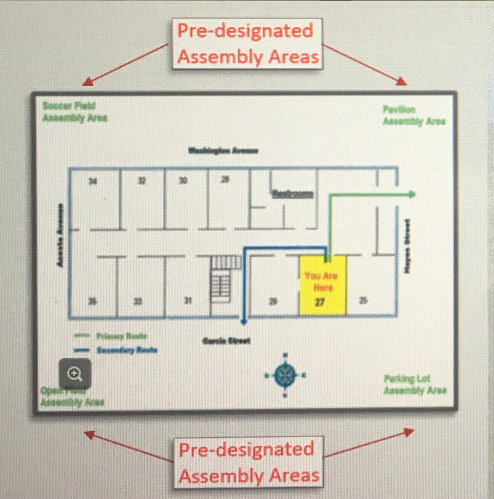 Map of School Layout